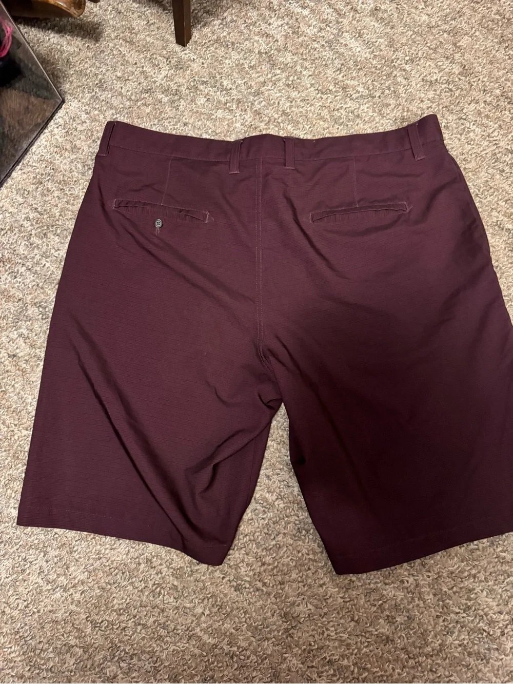 Travis Mathew Men’s Flat Front Maroon Golf Shorts